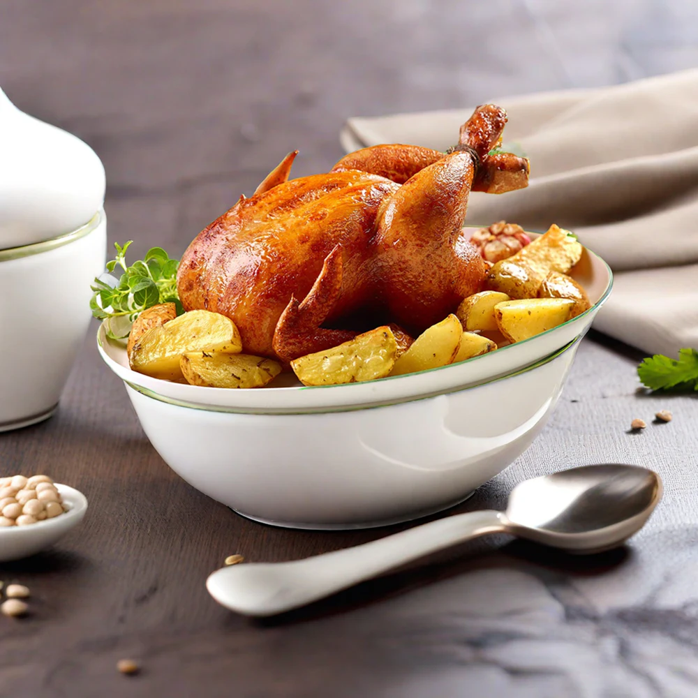 Pollo asado con patatas (foto ilustrativa)